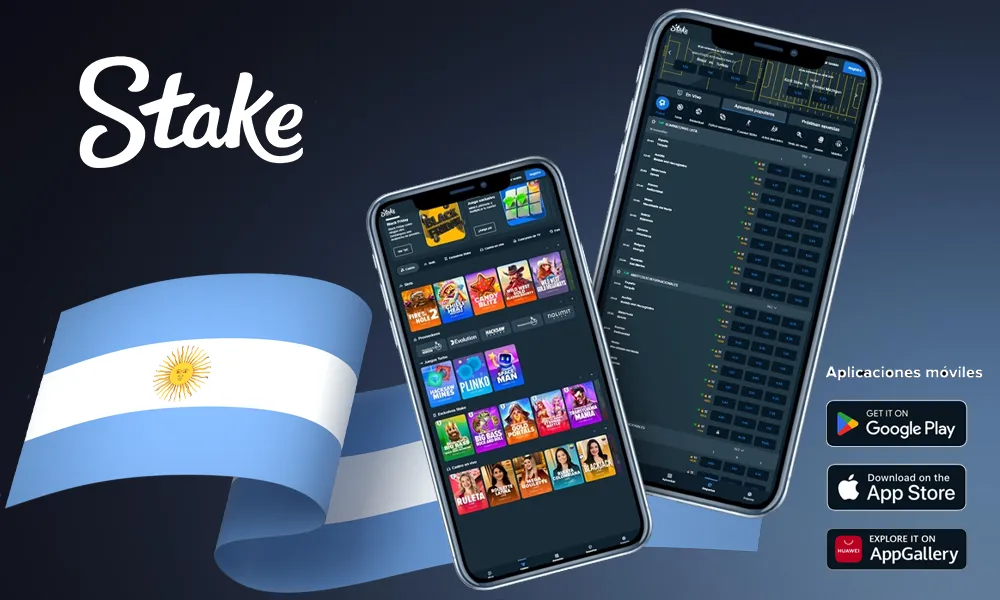 Aplicación de Stake Argentina para Android e iOS